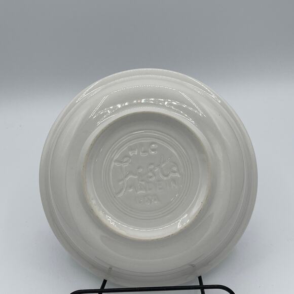 7” Coupe Soup Bowl Holiday Fiesta (Holly Berries With Red Ribbon) HOMER LAUGHLIN - Picture 2 of 6